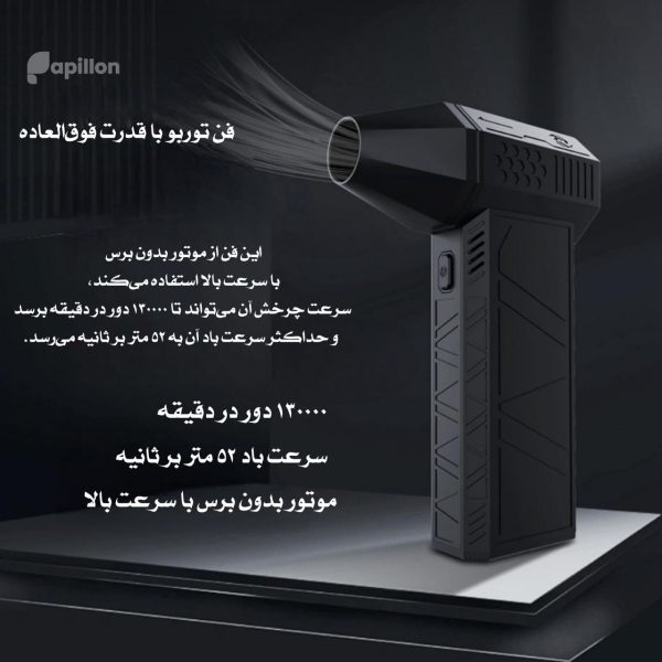فن مینی توربو جت 130000RPM