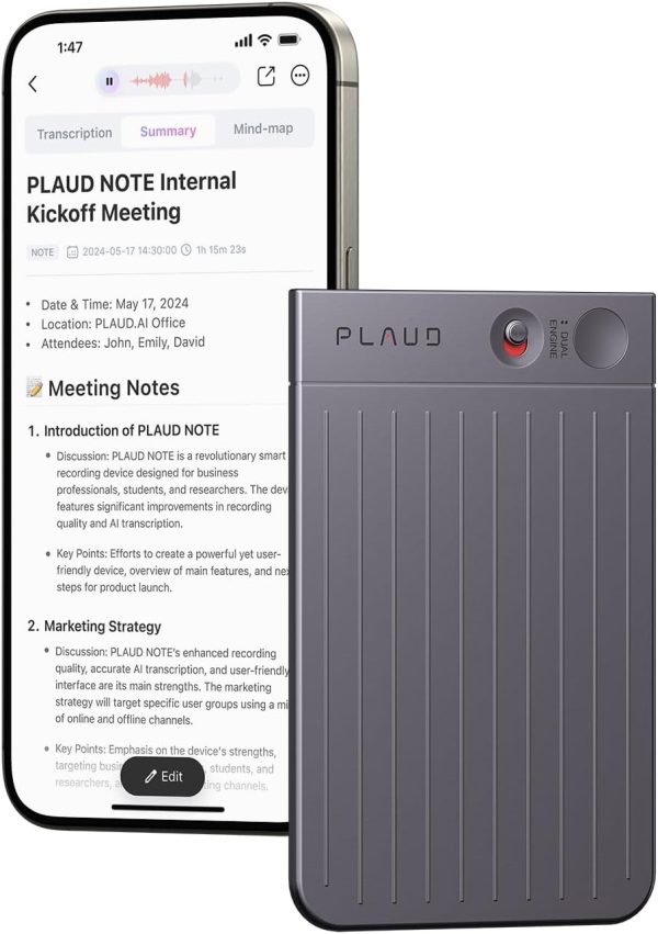 کارت هوش مصنوعی PLAUD NOTE