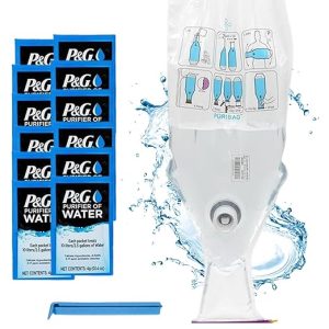 Puri Bag سیستم تصفیه آب قابل حمل برای کمپینگ، کوهنوردی