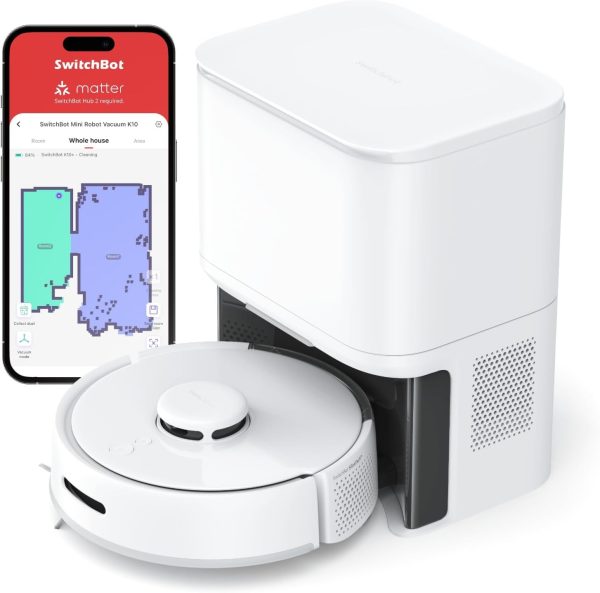 جاروبرقی رباتیک SwitchBot K10+ Mini