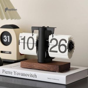 ساعت رومیزی فلیپ–مدل Retro Vintage
