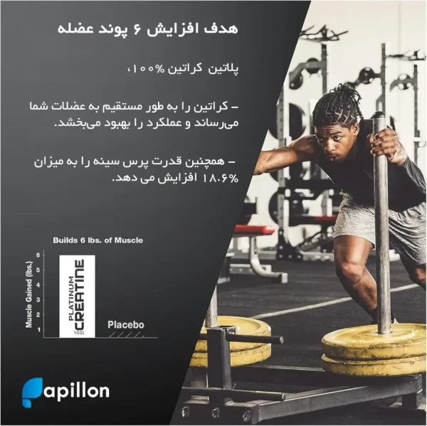 پودر کراتین مونو هیدرات 400 گرمی MuscleTech