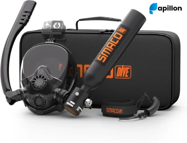 تانک غواصی کوچک SMACO نیم لیتری با ماسک Snorkel