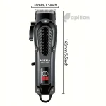 ماشین اصلاح حرفه‌ای HIENA Hair Clipper مدل Retro Oil Head Carving با قابلیت دیجیتال و شارژ USB