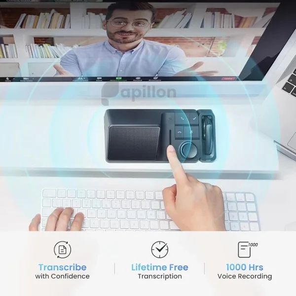 HiDock H1 ضبط‌ کننده صدا با هوش مصنوعی و ترنسکریپشن