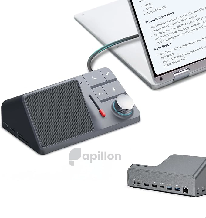 خرید HiDock H1 ضبط‌ کننده صدا با هوش مصنوعی در پاپیلون مارکت