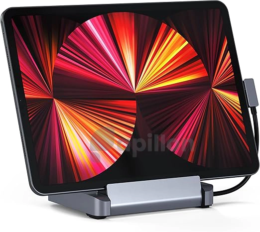 خرید SATECHI استند و هاب برای iPad | هاب USB-C شش‌کاره، خروجی 4K HDMI | پاپیلون مارکت طراحی قابل‌جمع‌شونده | مناسب برای iPad Pro و Air | خرید آسان از پاپیلون مارکت