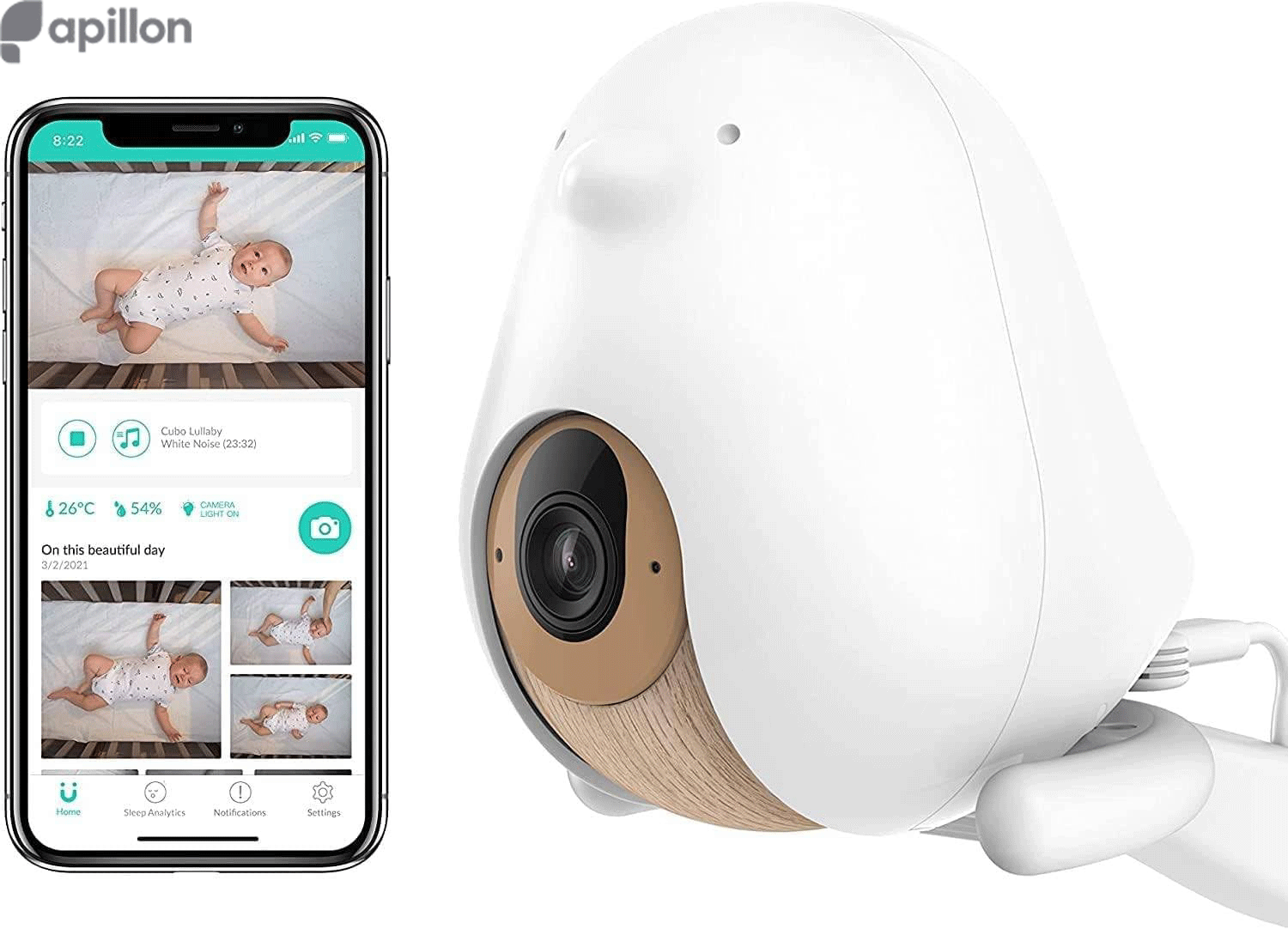 دوربین هوشمند کودک(Cubo AI Smart Baby Monitor)