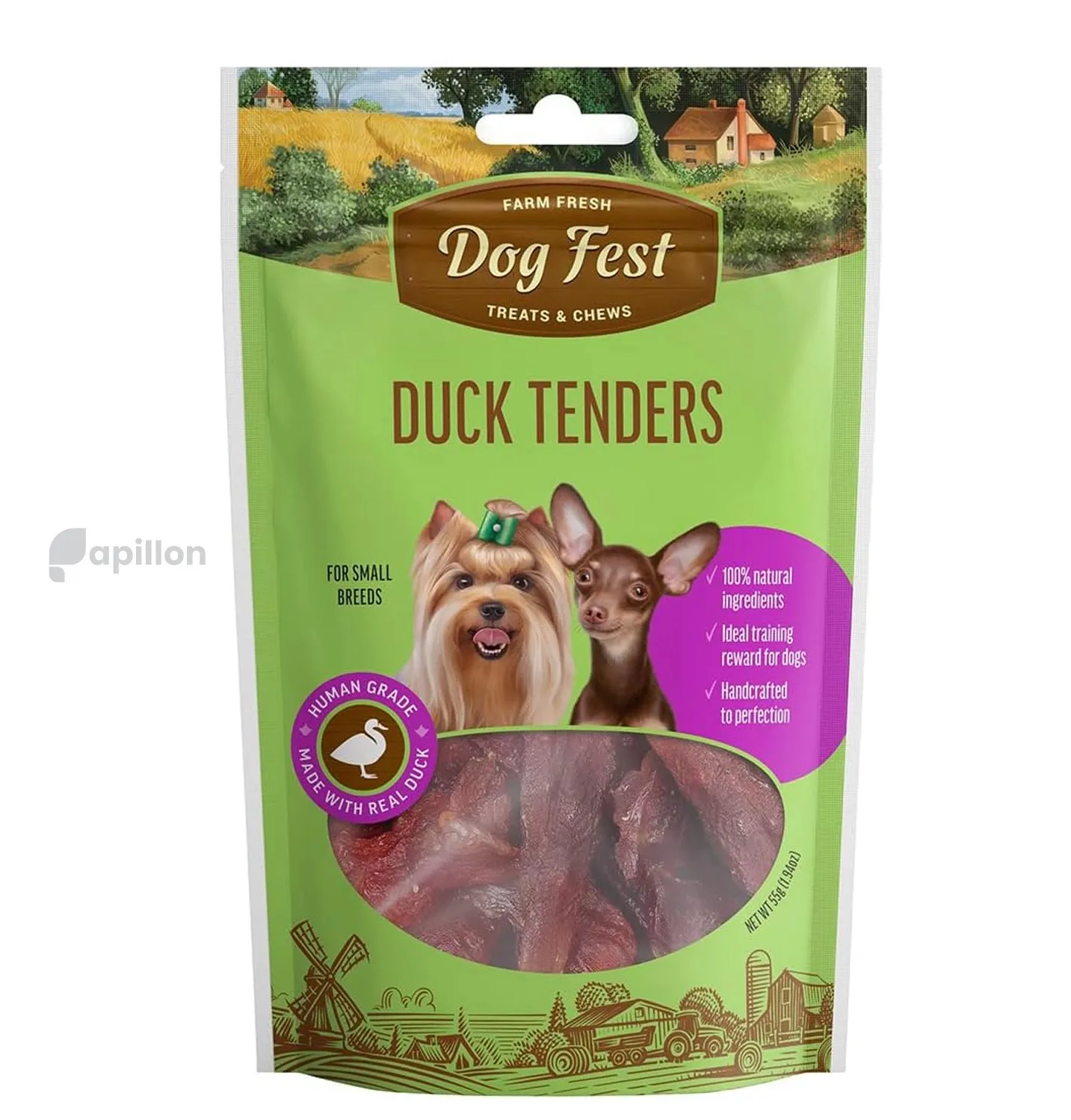 غذا اردک داگ فست برای سگ‌های کوچک