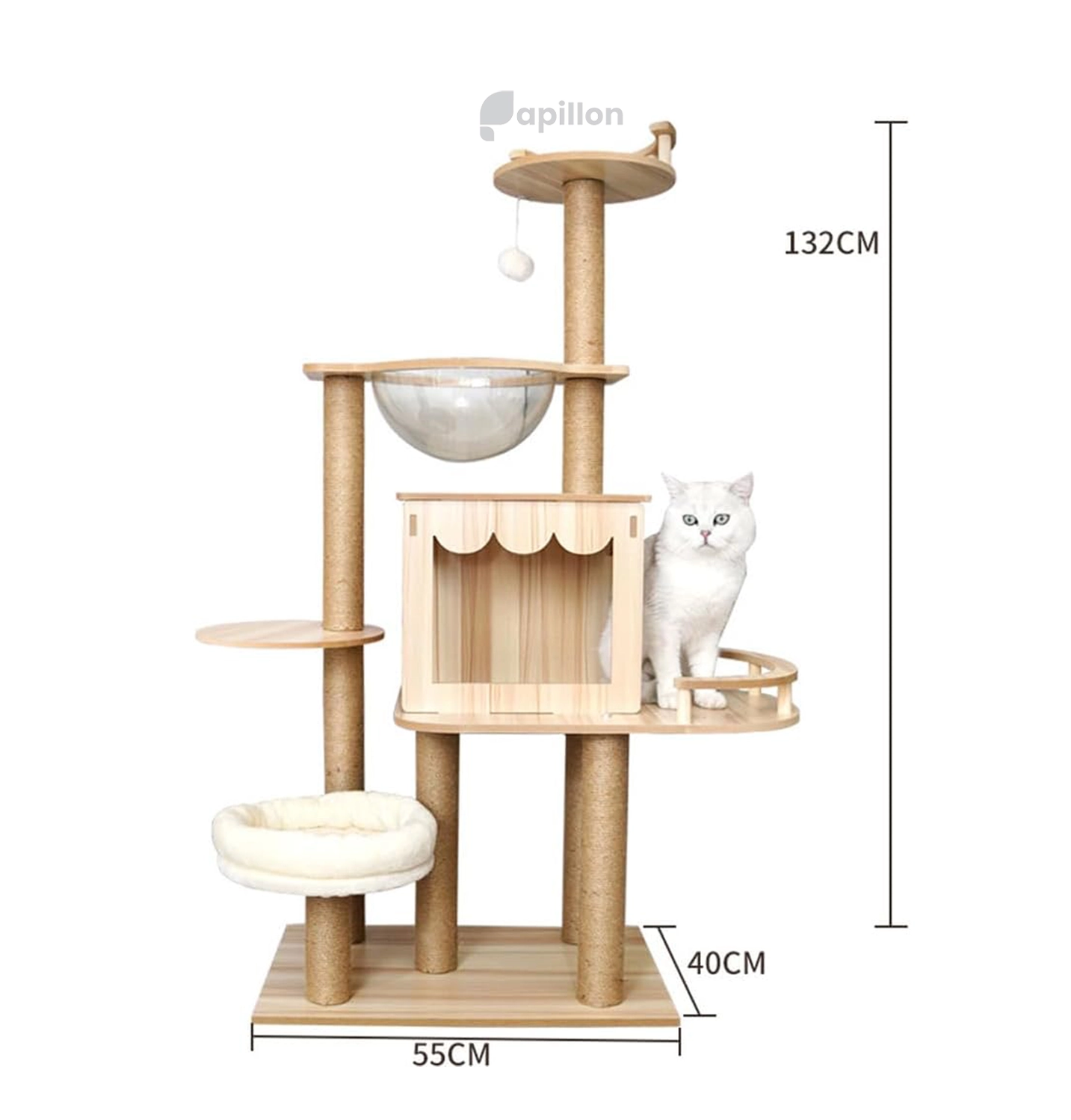درخت گربه LENDIS | برج بازی و استراحت گربه‌های خانگی