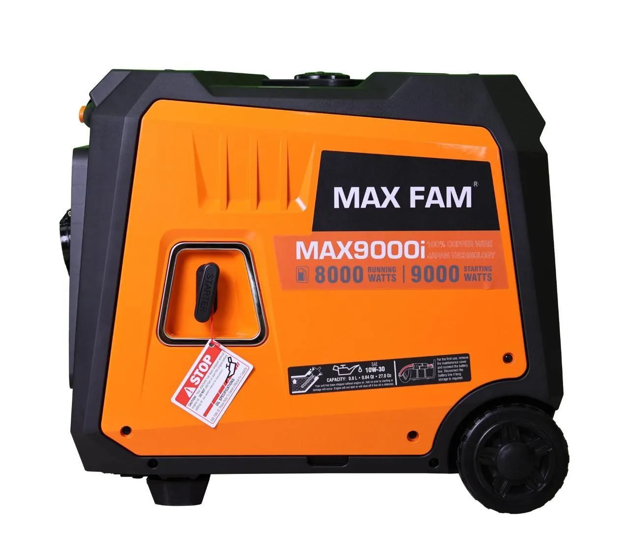 موتور برق بی‌صدا Max9000i | توان ۸۰۰۰ وات + تکنولوژی اینورتر